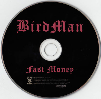 Birdman (2) : Fast Money (CD, Album)