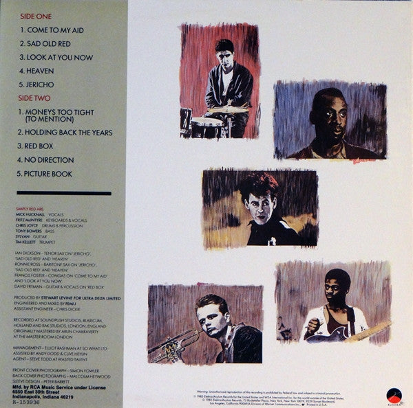 Simply Red : Picture Book (LP, Album, Club)