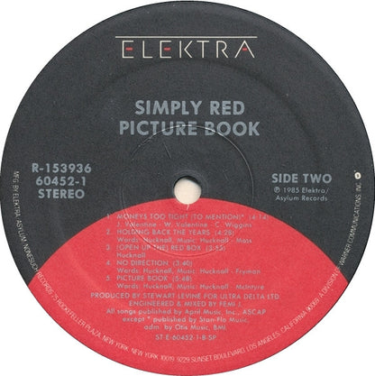 Simply Red : Picture Book (LP, Album, Club)