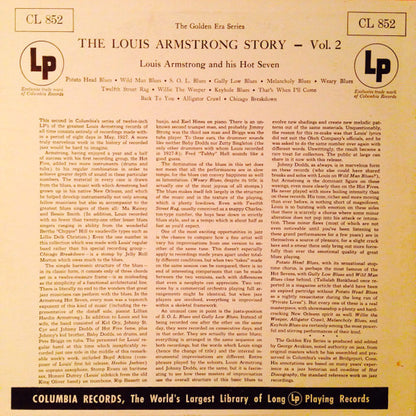 Louis Armstrong And His Hot Seven* : Louis Armstrong Story - Volume II (LP, Comp, RE)