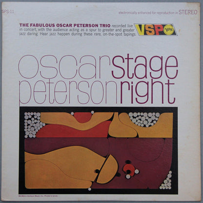 The Fabulous Oscar Peterson Trio* : Stage Right (LP, Comp, RM, MGM)