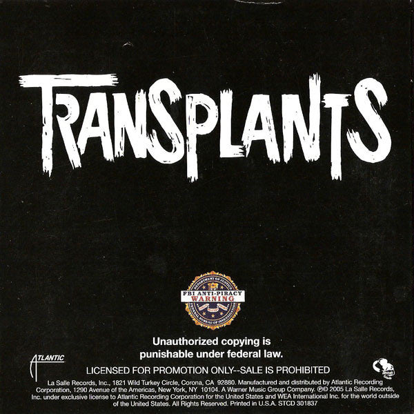 Transplants : Haunted Cities (CD, Album)