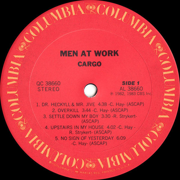 Men At Work : Cargo (LP, Album)