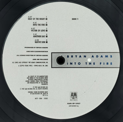 Bryan Adams : Into The Fire (LP, Album, Club, CRC)