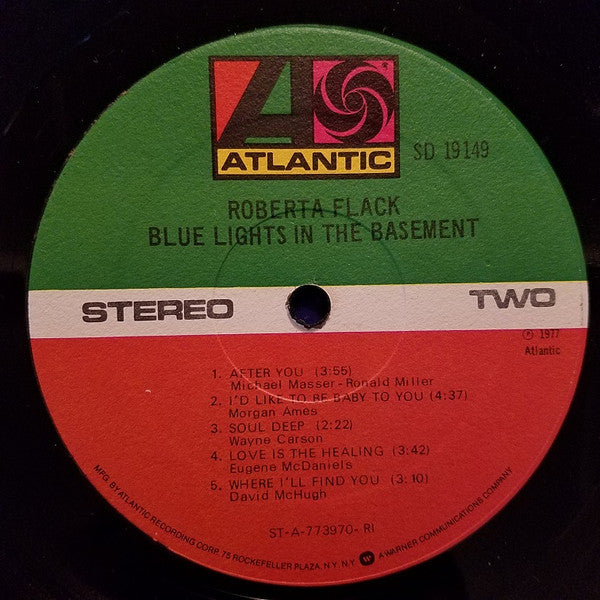 Roberta Flack : Blue Lights In The Basement (LP, Album, Ric)