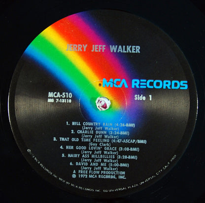 Jerry Jeff Walker : Jerry Jeff Walker (LP, Album, RE, Glo)