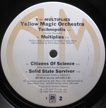 Yellow Magic Orchestra : X∞Multiplies (LP, Comp, San)