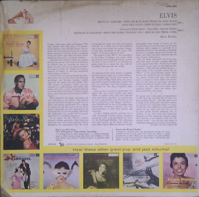 Elvis Presley : Elvis (LP, Album, Mono, Roc)