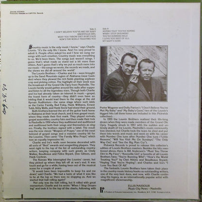 The Louvin Brothers : I Don't Believe You've Met My Baby (LP, Comp, RE)