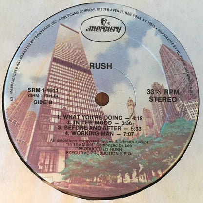 Rush : Rush (LP, Album, RE, Kee)