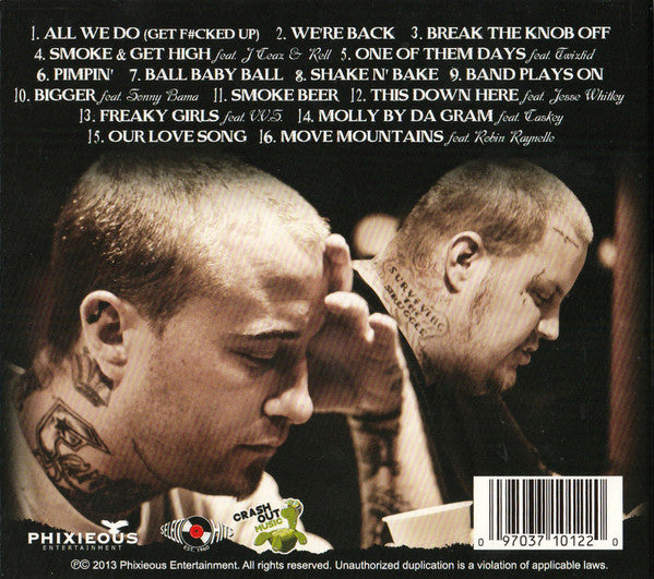 Lil Wyte* & Jelly Roll (3) : No Filter (CD, Album, Dig)