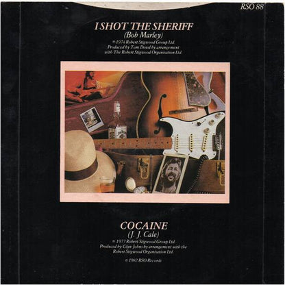 Eric Clapton : I Shot The Sheriff (7", Single, RE)