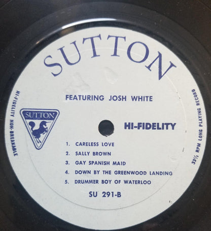 Josh White : Sings Great Folk Songs (LP, Mono)