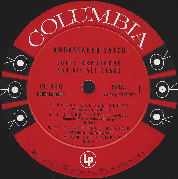 Louis Armstrong And His All-Stars : Ambassador Satch (LP, Album, Mono, Bri)