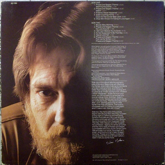 Willie Nelson : Phases And Stages (LP, Album, RE, PR )