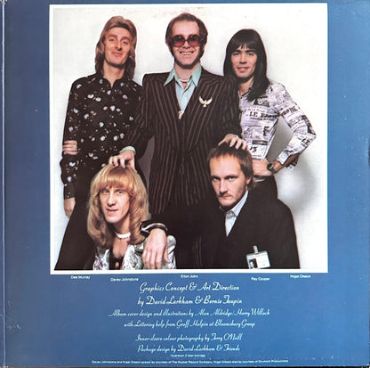 Elton John : Captain Fantastic And The Brown Dirt Cowboy (LP, Album, Club, RE, CRC)