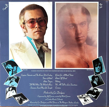 Elton John : Captain Fantastic And The Brown Dirt Cowboy (LP, Album, Club, RE, CRC)