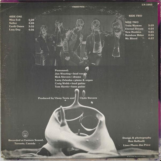 Frijid Pink : Earth Omen (LP, Album)