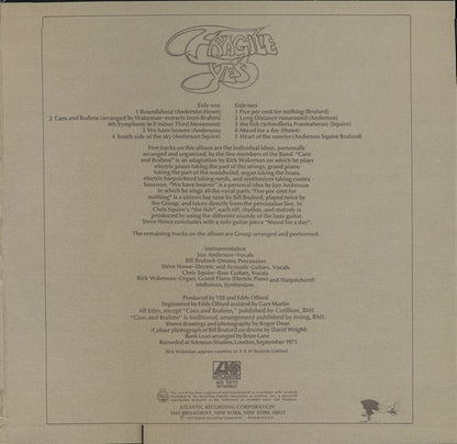 Yes : Fragile (LP, Album, PR )