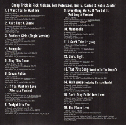 Cheap Trick : Authorized Greatest Hits (CD, Comp, Club)