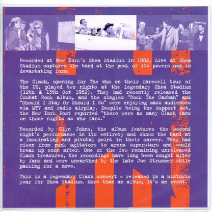 The Clash : Live At Shea Stadium (7", Pic)