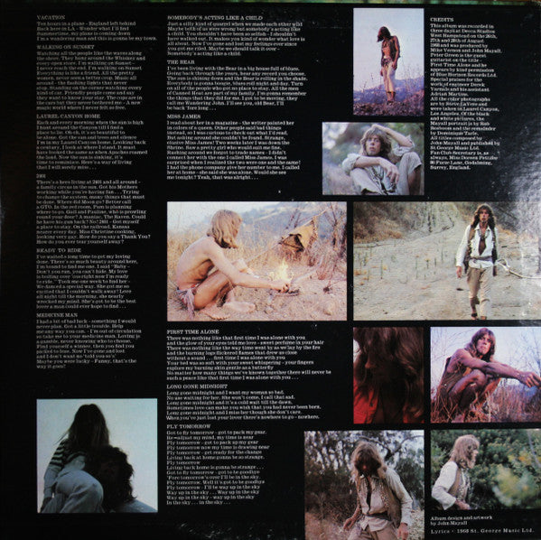 John Mayall : Blues From Laurel Canyon (LP, Album, Bes)