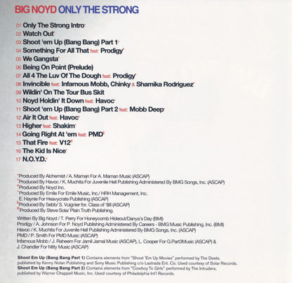 Big Noyd : Only The Strong (CD, Album)