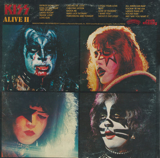 Kiss : Alive II (2xLP, Album, Spe)
