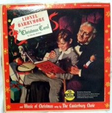 Lionel Barrymore By Charles Dickens (2) Sung By The Canterbury Choir* : A Christmas Carol (LP, Album, Mono)