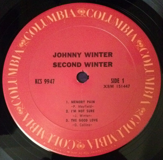 Johnny Winter : Second Winter (2xLP, Album, RP)