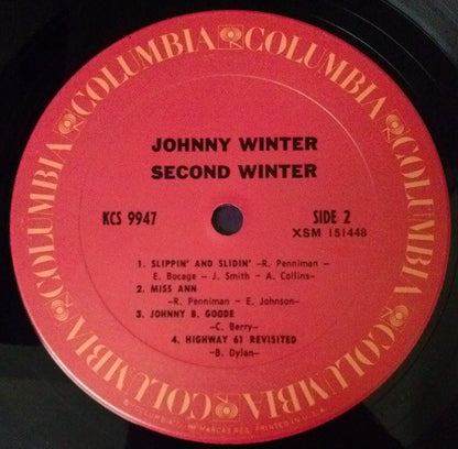 Johnny Winter : Second Winter (2xLP, Album, RP)
