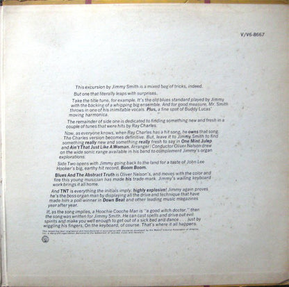 Jimmy Smith  Arranged And Conducted By Oliver Nelson : Hoochie Cooche Man (LP, Album, Dee)