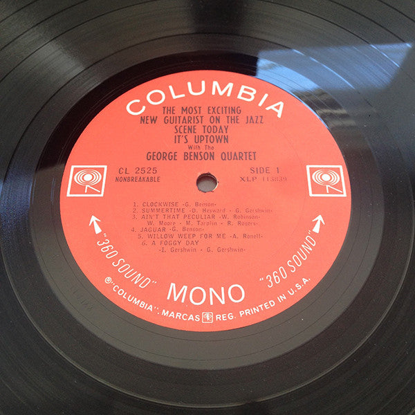 The George Benson Quartet : It's Uptown (LP, Album, Mono)