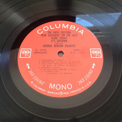 The George Benson Quartet : It's Uptown (LP, Album, Mono)