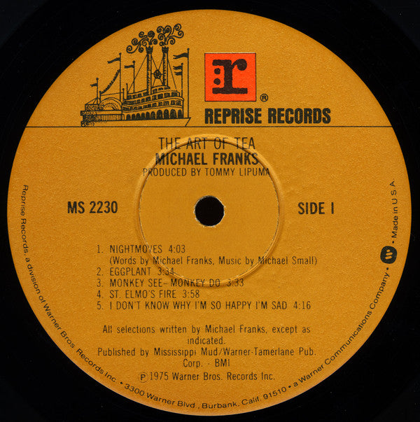 Michael Franks : The Art Of Tea (LP, Album, Win)