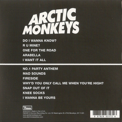 Arctic Monkeys : AM (CD, Album, Dig)