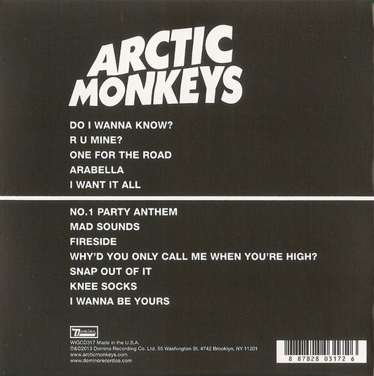 Arctic Monkeys : AM (CD, Album, Dig)