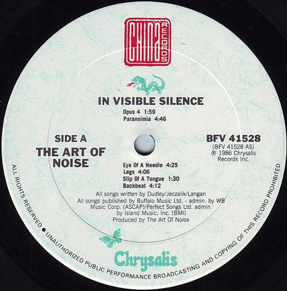The Art Of Noise : In Visible Silence (LP, Album, Pit)