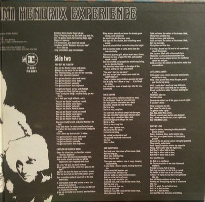The Jimi Hendrix Experience : Axis: Bold As Love (LP, Album, RE, San)