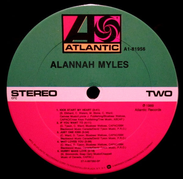 Alannah Myles : Alannah Myles (LP, Album, Club, Car)