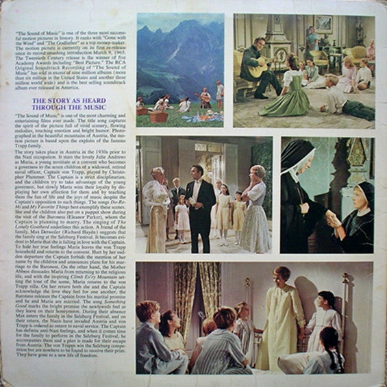 Rodgers And Hammerstein* / Julie Andrews, Christopher Plummer, Irwin Kostal : The Sound Of Music (An Original Soundtrack Recording) (LP, Album, RE, Gat)