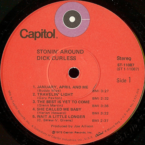 Dick Curless : Stonin' Around (LP, Album)