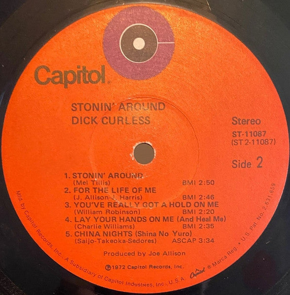 Dick Curless : Stonin' Around (LP, Album)