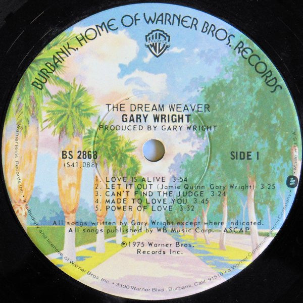 Gary Wright : The Dream Weaver (LP, Album, Los)