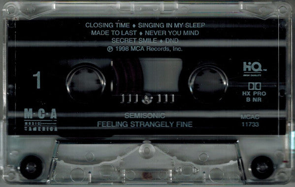 Semisonic : Feeling Strangely Fine (Cass, Album)