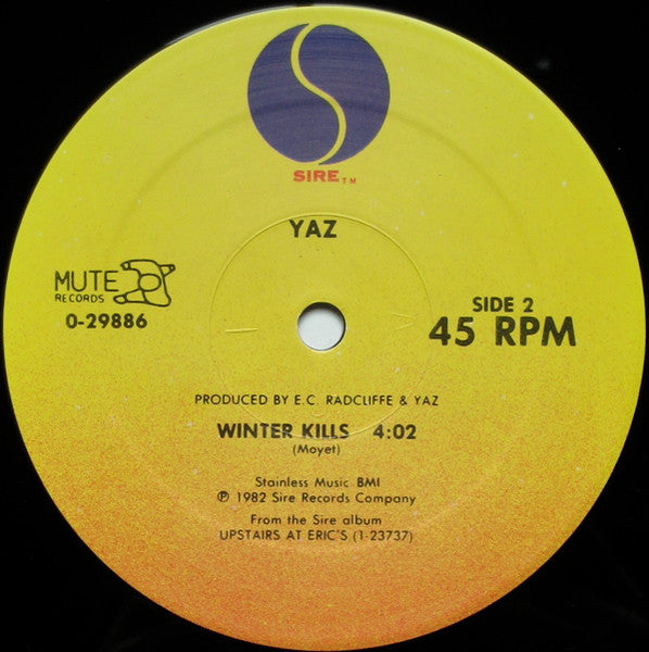 Yaz* : Don't Go - Re-Mixes (12", Single, P/Mixed, RP, Spe)