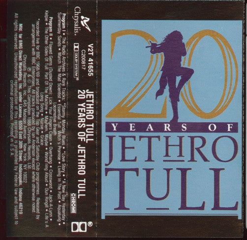 Jethro Tull : 20 Years Of Jethro Tull (Cass, Comp, Club)