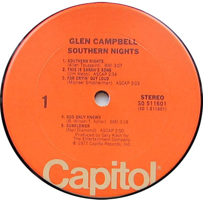 Glen Campbell : Southern Nights (LP, Album, Club, San)