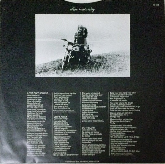 Jesse Colin Young : Love On The Wing (LP, Album, Win)