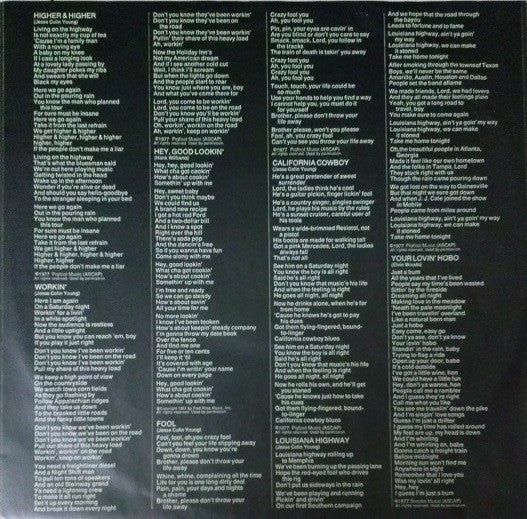 Jesse Colin Young : Love On The Wing (LP, Album, Win)